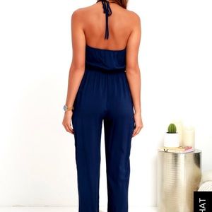 Navy jumpsuit